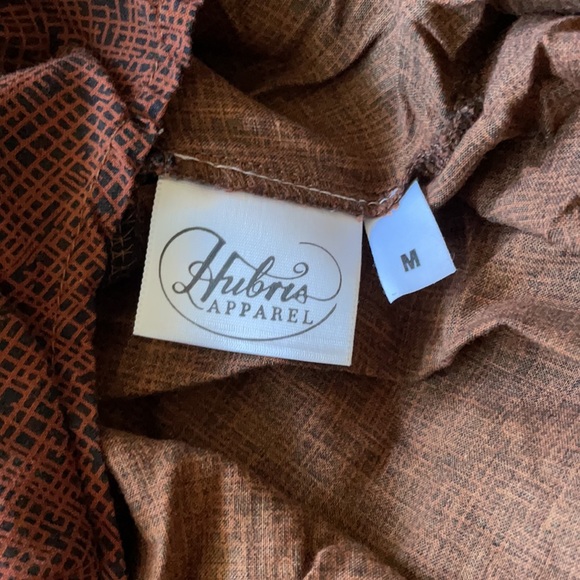 Hubris Apparel Fall Colored Dress Made in Portland, OR - Picture 2 of 6